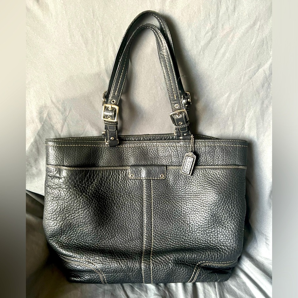 Coach leather satchel